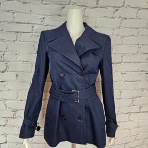 Gucci Navy or Dark Blue Trench Coat Jacket